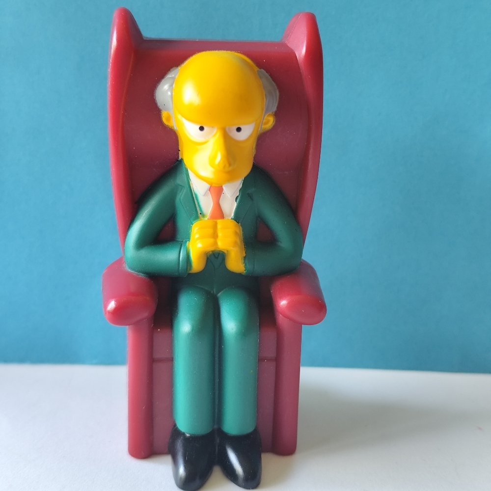 3/$20💗Burger King Simpsons the Movie Mr Burns 2007 Kids Meal Toy